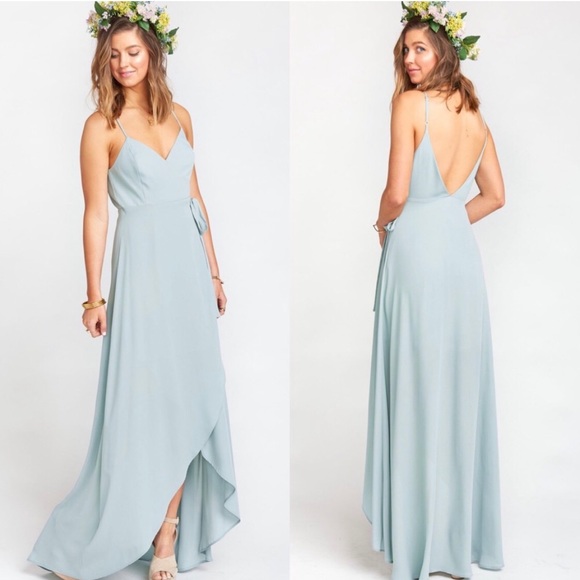 Show Me Your MuMu Dresses & Skirts - Show Me Your Mumu Mariah Wrap Maxi Dress Small